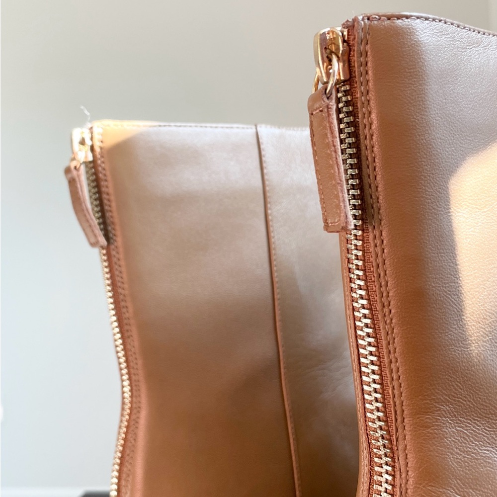 J Crew New Stevie Ankle Boots in Leather - Picture 3 of 10